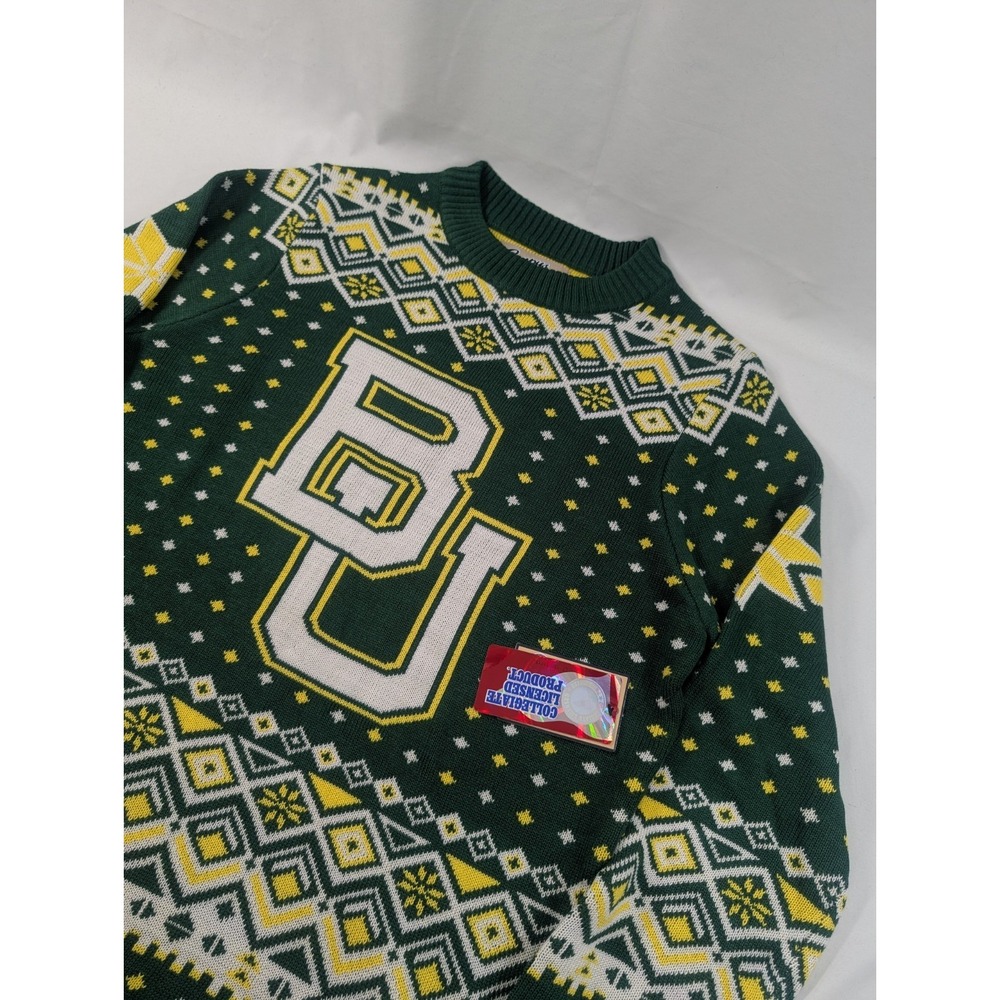 New Baylor Bears University Campus‎ Specialties BU Ugly Christmas Sweater Large